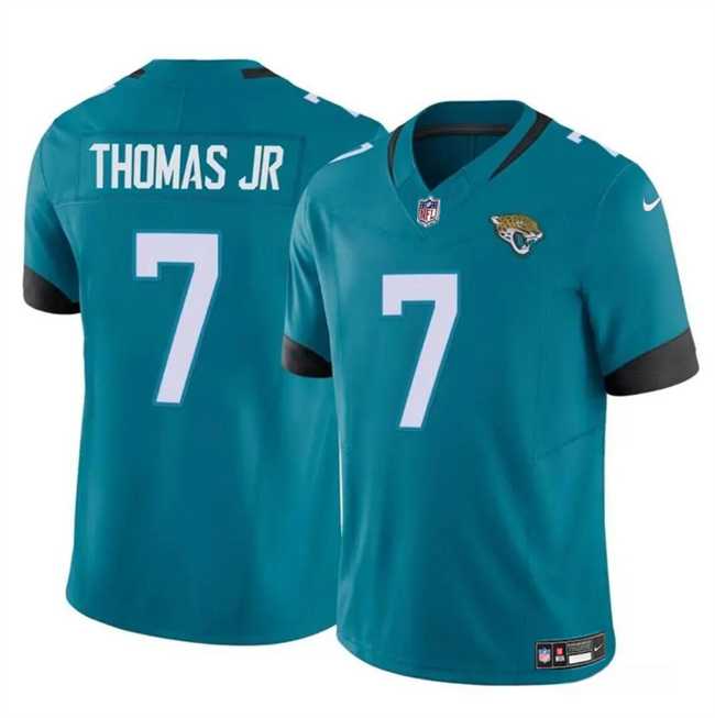 Men & Women & Youth Jacksonville Jaguars #7 Brian Thomas Jr Teal 2024 Draft F.U.S.E Vapor Untouchable Limited Stitched Jersey->jacksonville jaguars->NFL Jersey
